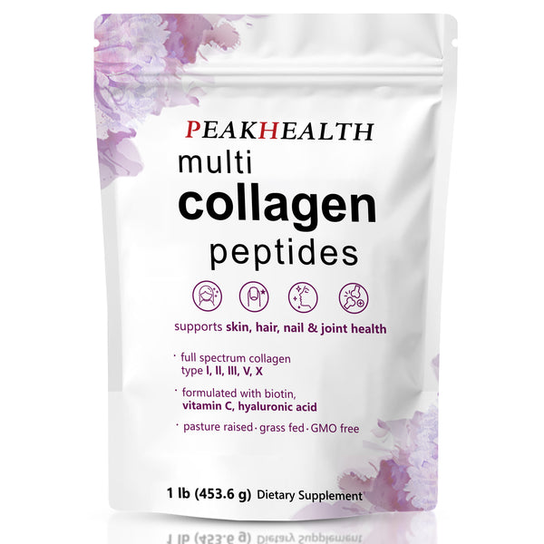 PeakHealth Multi Collagen Peptides – Beauty & Wellness Support
