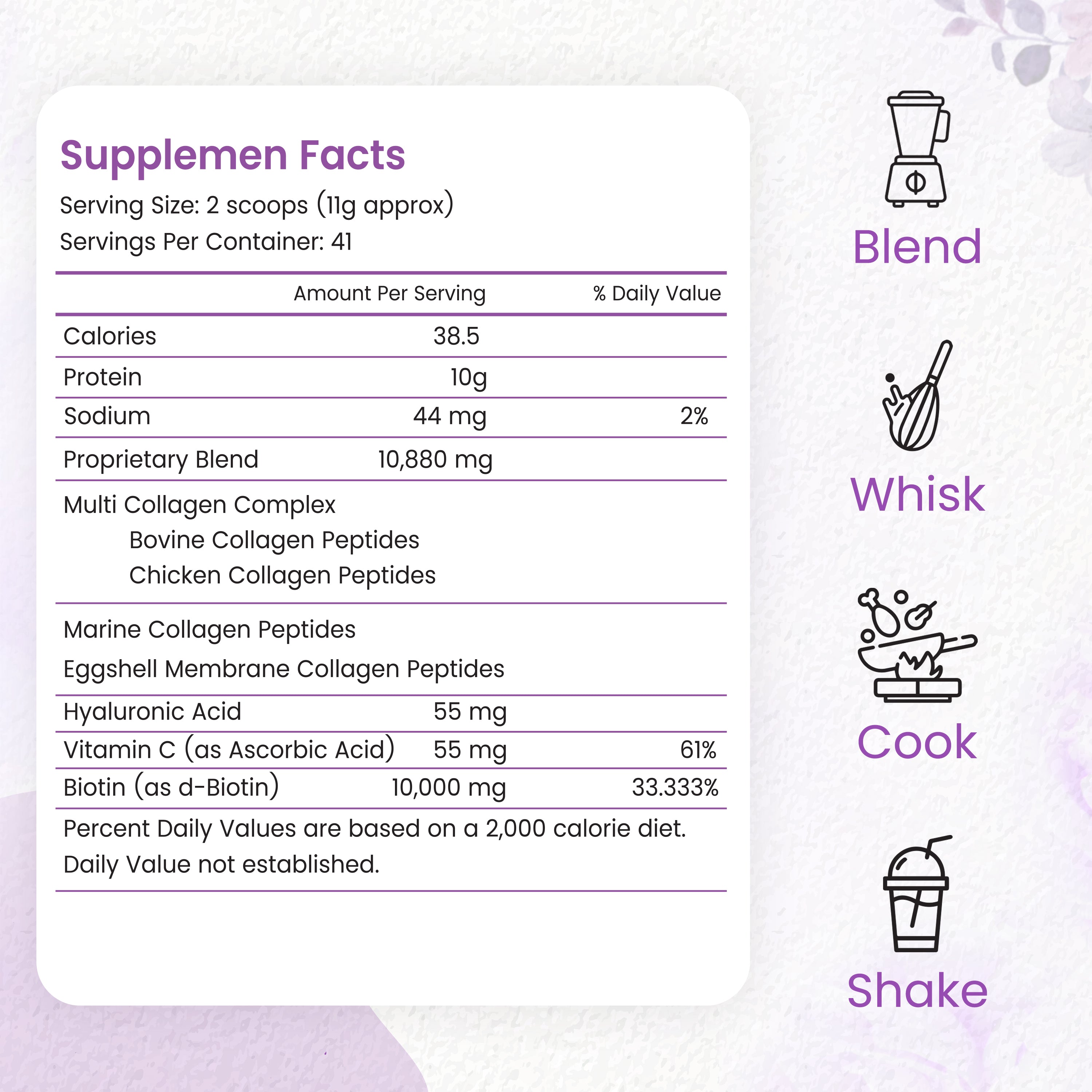 PeakHealth Multi Collagen Peptides – Beauty & Wellness Support