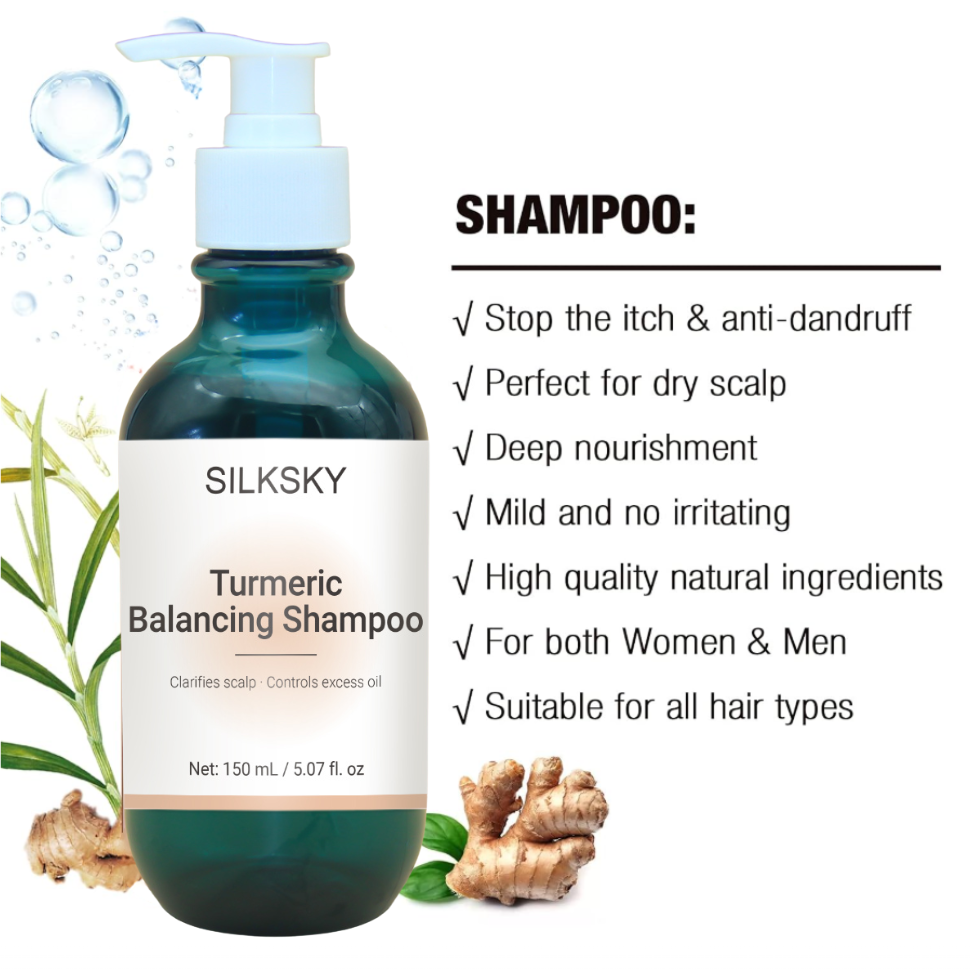 Turmeric Balancing Shampoo – Clarifies & Oil Control