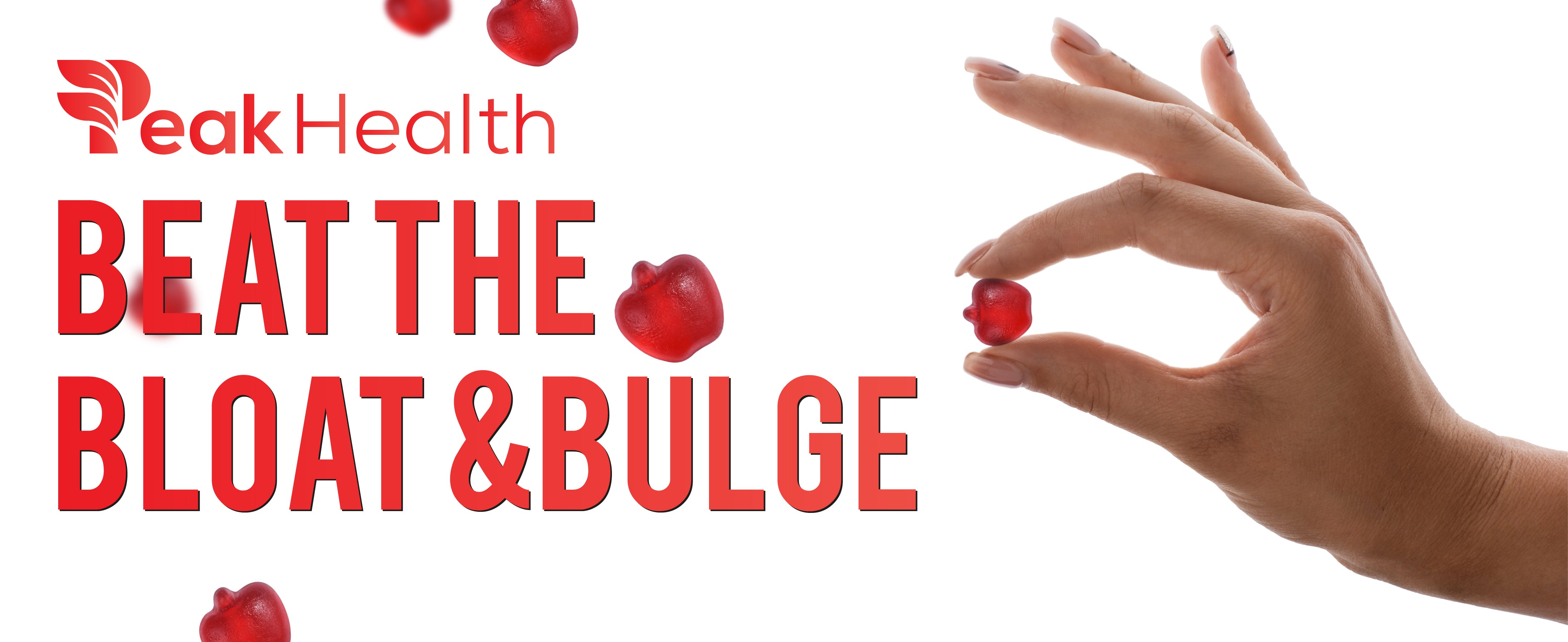 PeakHealth ACV Gummies – Apple Cider Vinegar with Vitamin B12 & Folic Acid