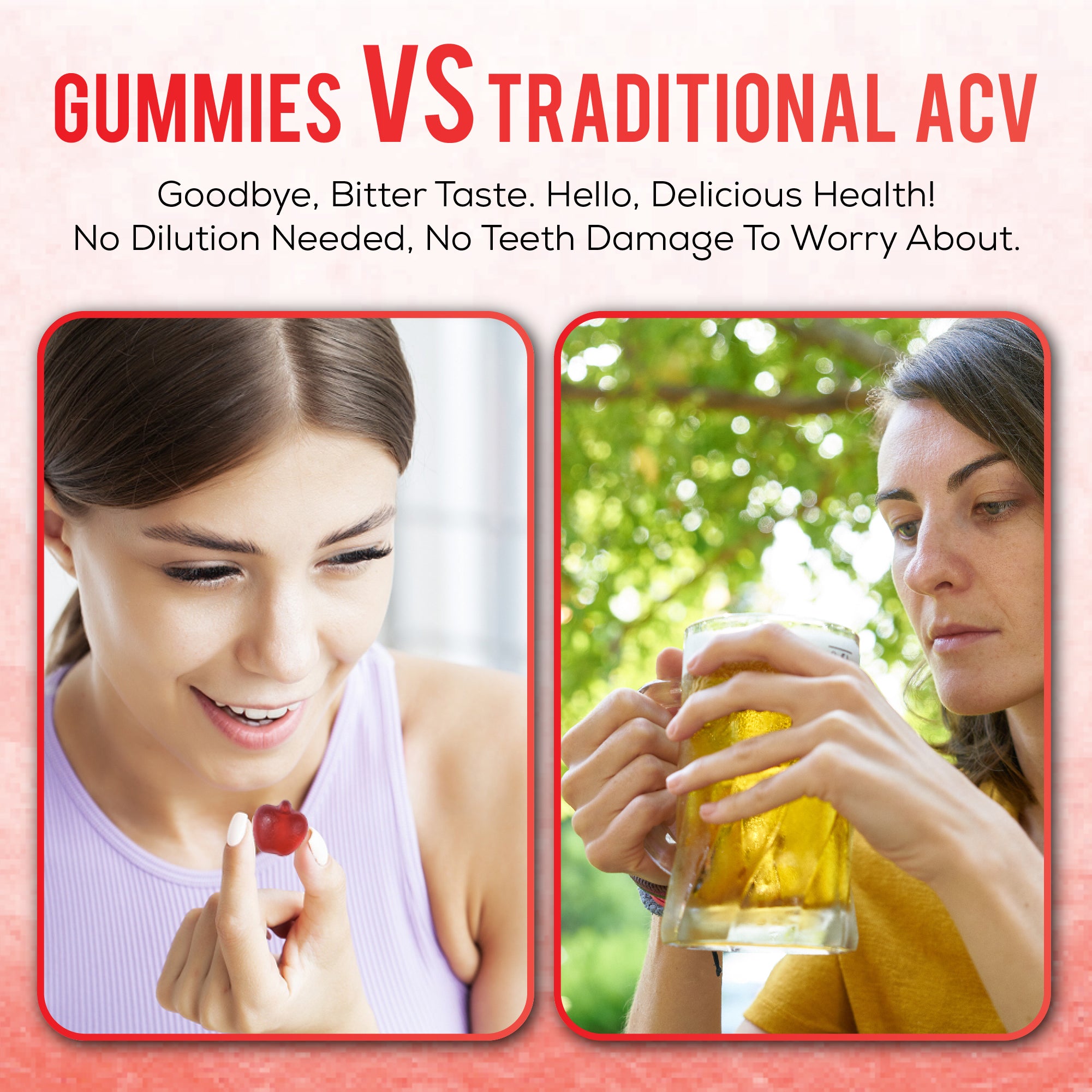 PeakHealth ACV Gummies – Apple Cider Vinegar with Vitamin B12 & Folic Acid